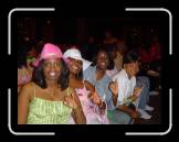 Regionals 2005 - Mimi, Sheila, Jessica, and Sharonda at the stepshow * 600 x 450 * (106KB)